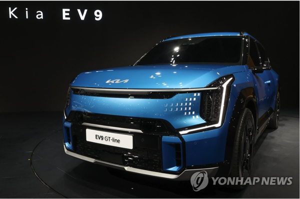 북미시장서 SUV부문 '올해의 차'로 선정된 기아차 EV9 .(사진=기아자동차, 연합뉴스)