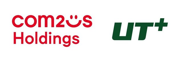  ‘프로젝트 V(가제)’ 퍼블리싱 계약을 체결한 컴투스홀딩스와 유티플러스인터랙티브(사진=컴투스홀딩스)